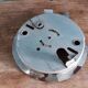 Half globe opaline ceiling light, diameter 20 cm, with base