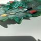 Green earthenware cut edge cut lozenges