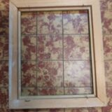 Painted wooden frame