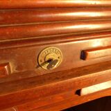 Old American office in mahogany cylinder