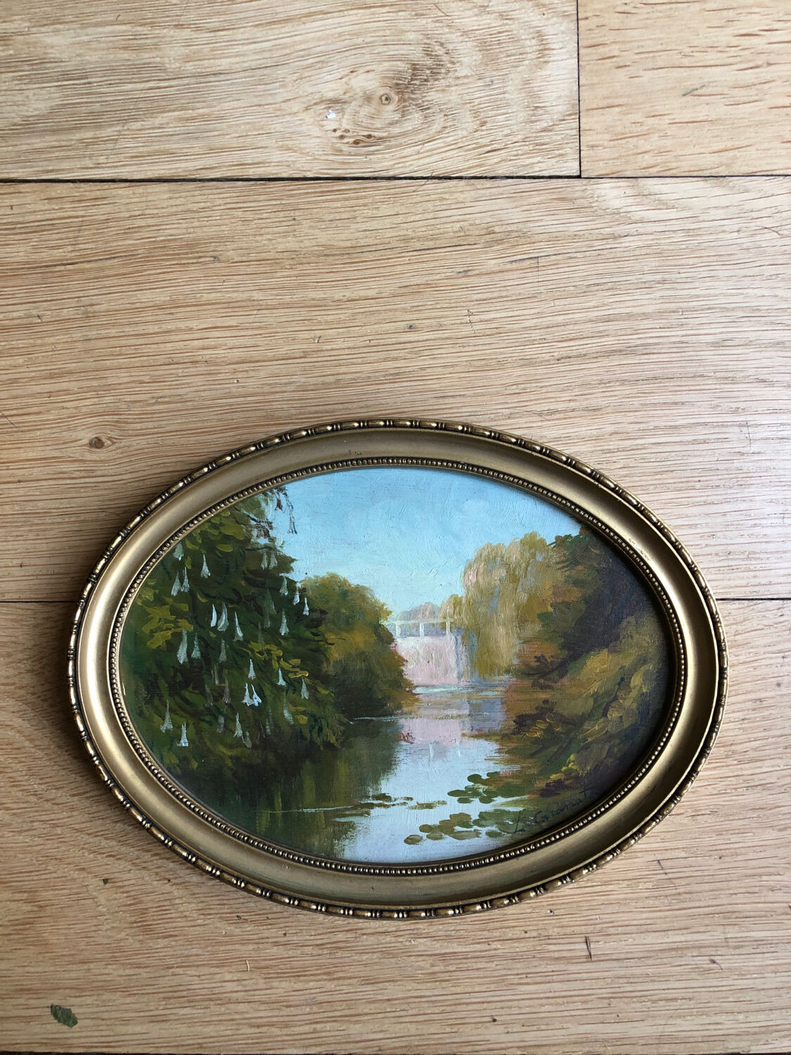 Oil on wood by Louis Granata