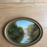 Oil on wood by Louis Granata