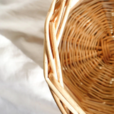Natural basket wicker blond