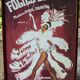 Original period poster, entiled, framed Cabaret Parisien Folies Bergères
