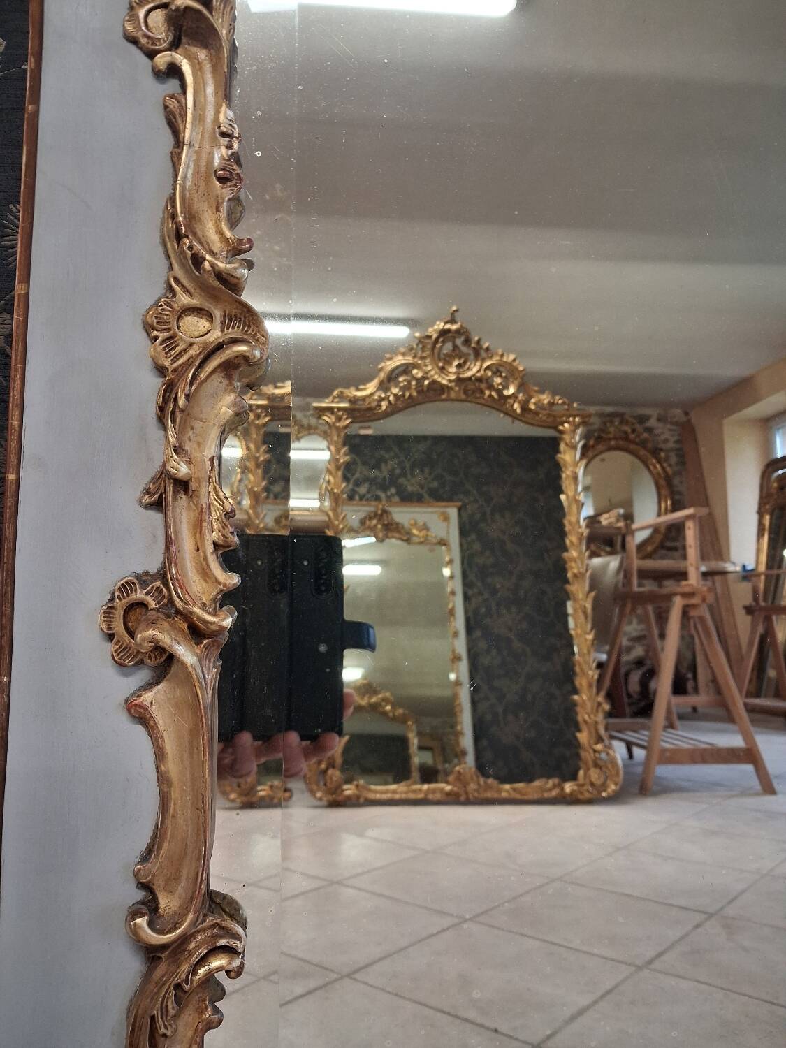 Napoleon III mirror/trumeau, 187 x 111
