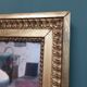Antique french gilded Louis XVl mirror with mercury glass