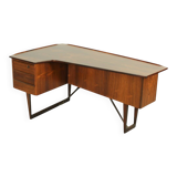 1960s Peter Løvig Nielsen 'Boomerang' Desk Hedensted Møbelfabrik