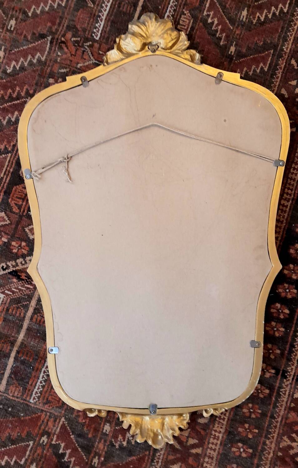 Baroque shell mirror