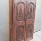 Old cupboard doors, beech wall bookcase (1)