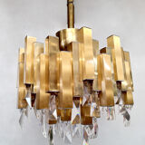 Vintage brass chandelier lamp Lumica 'pure luxury'