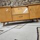 Small vintage sideboard 1960 compass foot