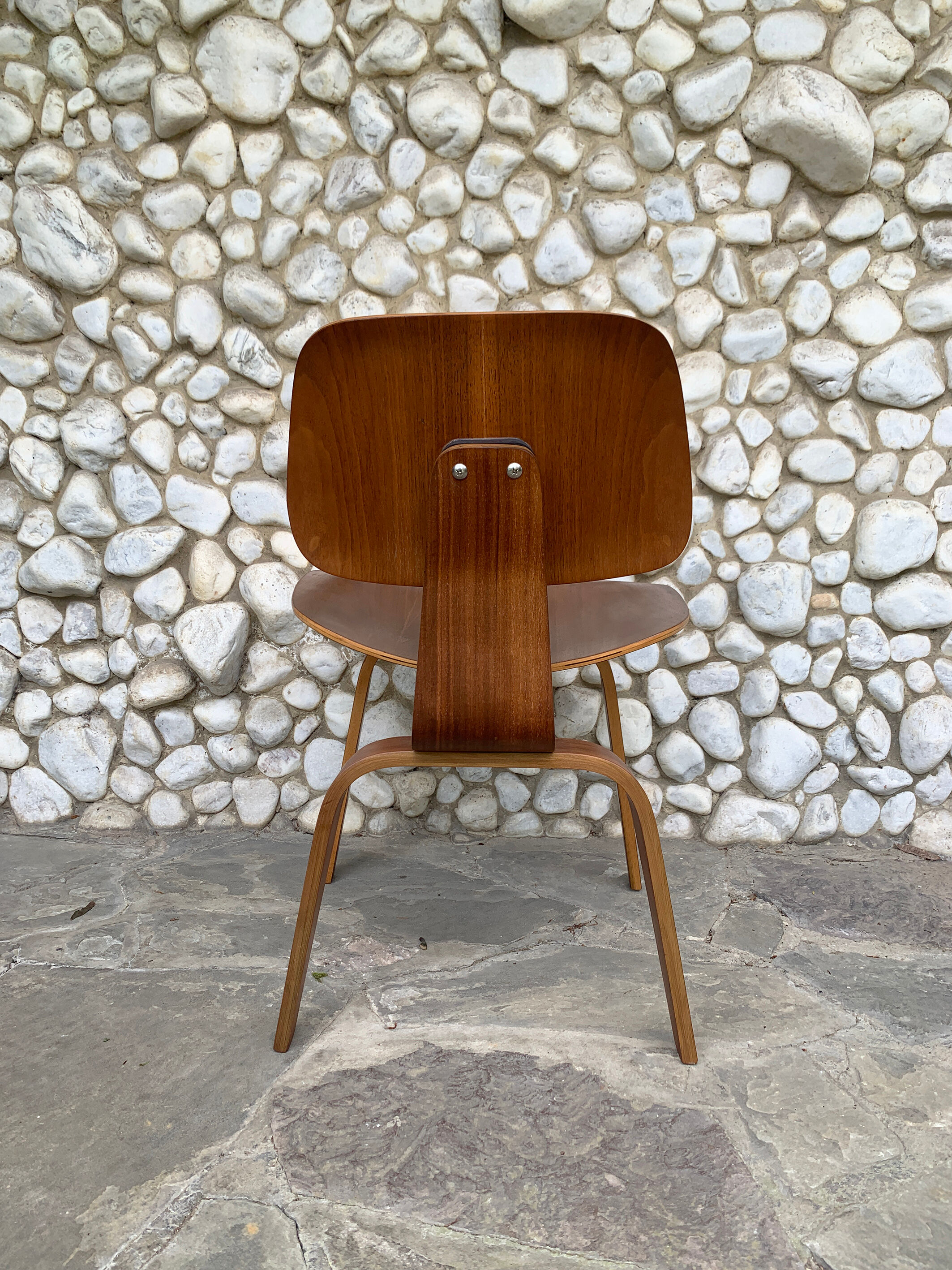 Charles & Ray Eames walnut DCW chair for Herman Miller 1950
