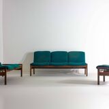 Rare mid-century sitting corner by Georges van Rijck, 1960s Belgium