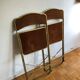 Pair of vintage folding chairs