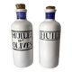 Biot earthenware oil bottle
