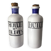 Biot earthenware oil bottle