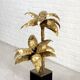 French Brass Palm Tree Floor or Side Lamp attributed to Maison Jansen, 1970's