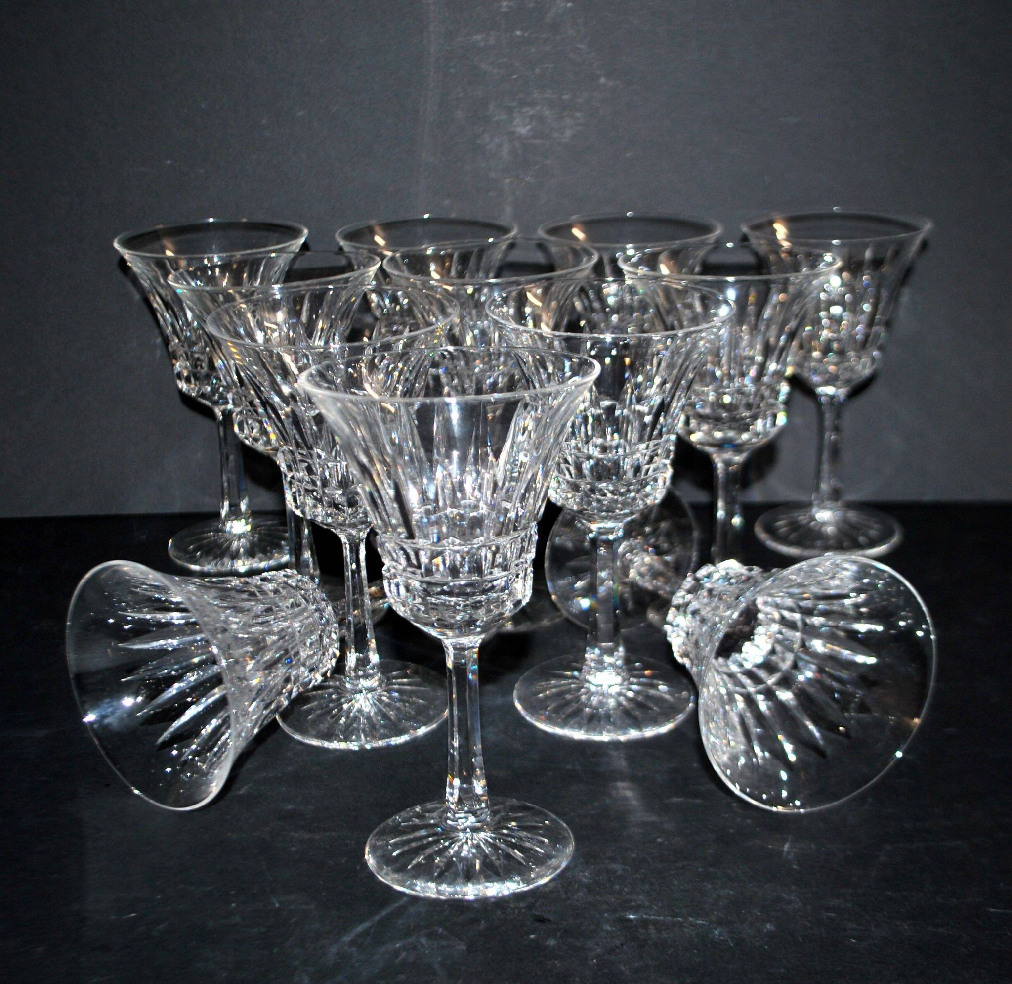 Villeroy Boch set of 12 cut crystal wine glasses – model Royal VB H14.5cm