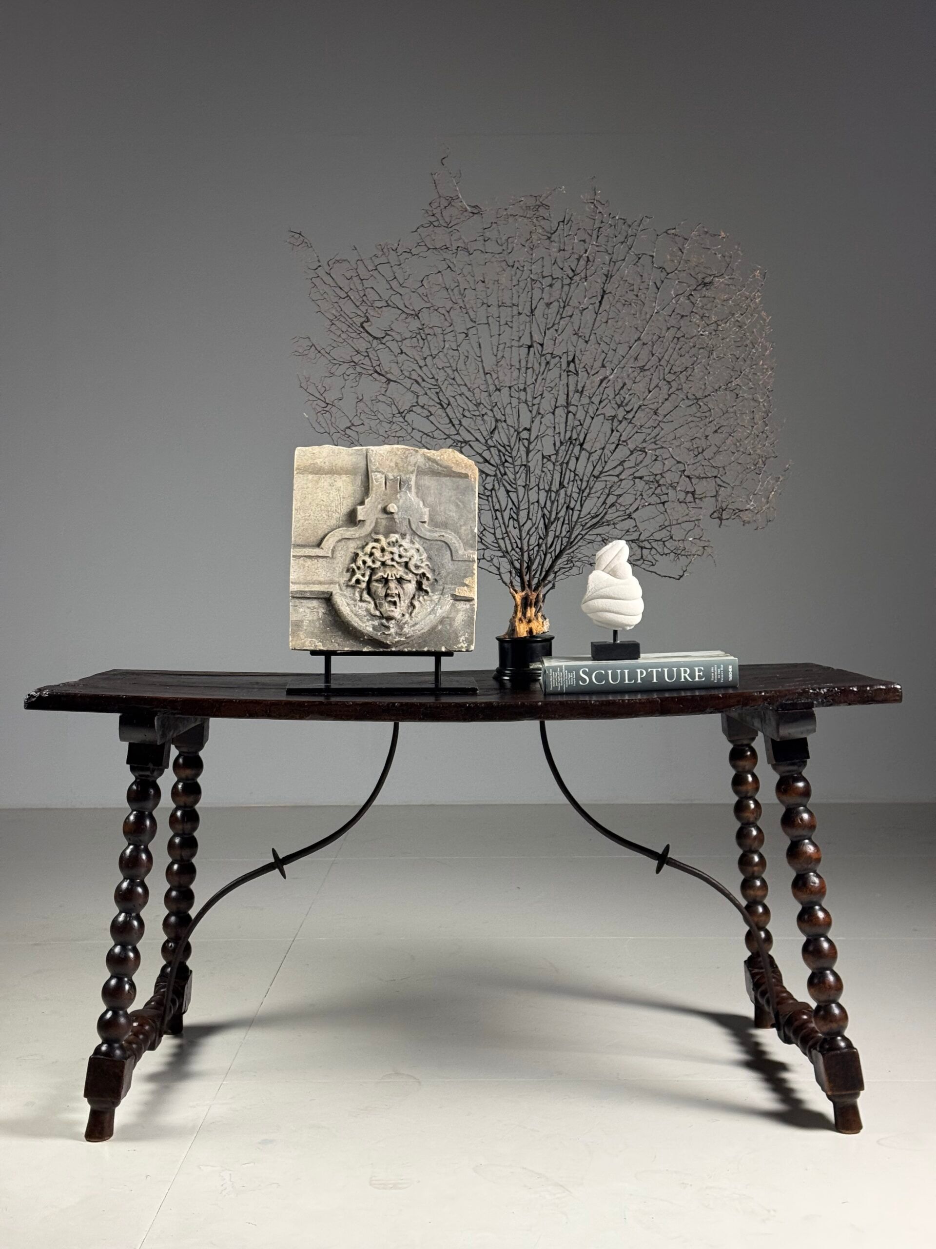 Spanish table 18th century bobbin