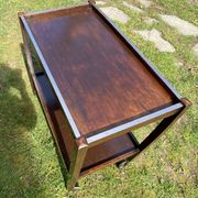 Serving trolley, rolling table, stamped ElloRolls from the 60s/70s