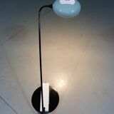 Italian desk lamp in white & black, 1980’s
