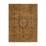 Tapis de laine jaune persan surteint 293 cm x 380 cm