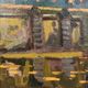 Oil on panel "Park of the Palace of Versailles" signed R. Chartier, late 19th century.
