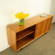 Lowboard from the Platon series designed by Lothar Wegner, walnut, 60s