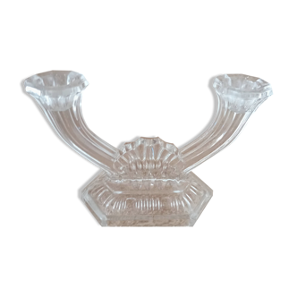 Crystal chandelier stamped E. Buder