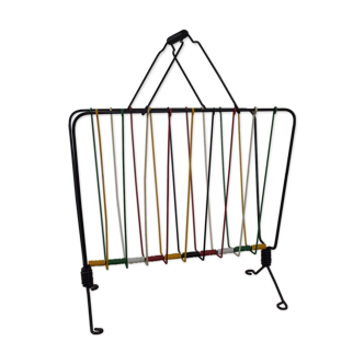 Porte vintage magazines scoubidou N1