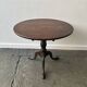 Georgian style antique  oak tilt top tripod occasional side table