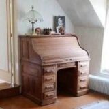 English cylinder desk