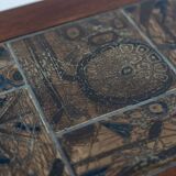 Set of 3 “nesting” tables with “Baca” motif. 1960s.