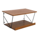 Wall shelf, Scandinavian bedside table in teak, Sweden, 1950.