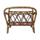 Vintage rattan magazine door