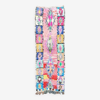 Tapis boucherouite moderne suspension 100x300 cm