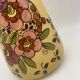 Legras Art Nouveau vase in enameled glass with flower decoration