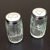 1960s salt / pepper server