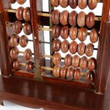 Old abacus lamp base, Chinese suanpan "lotus-flower brand"