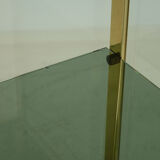 1960's glass and brass library