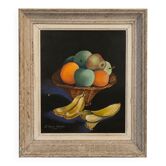 Painting signed by Marcelle Chiapino-Hugon – Still Life with Fruits