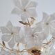 Italian lamp design glass flowers of the 70s