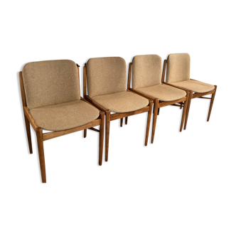 4 chaises vintage style scandinave