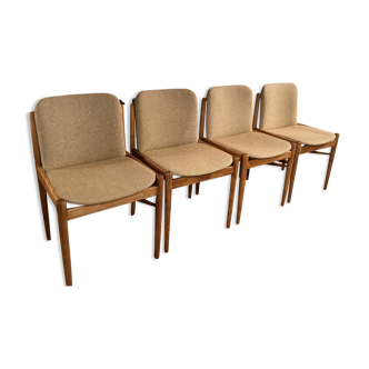 4 vintage Scandinavian style chairs