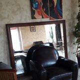 Wooden mirror 170x143cm