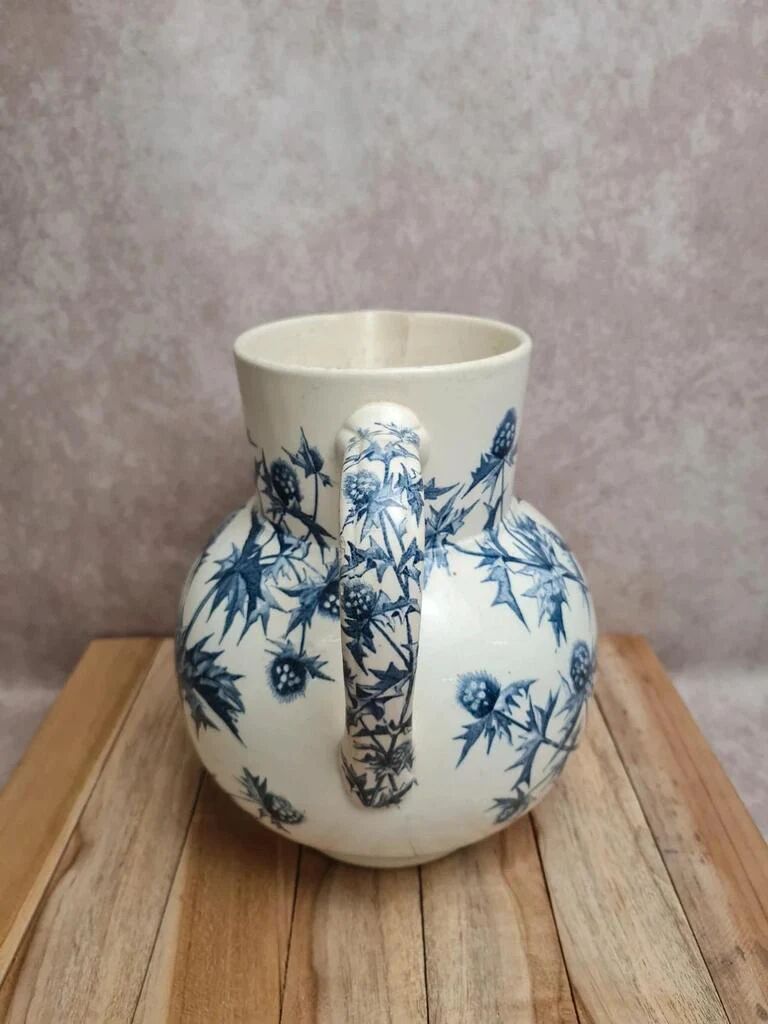 Antique pitcher Jules Vieillard Bordeaux – Chardon model – Ironstone