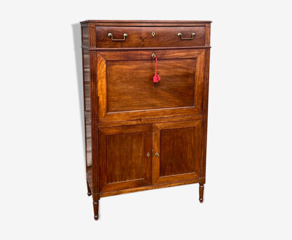 Secretary In Mahogany Period Louis XVI XVIII Century
