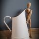 White enamelled broc P