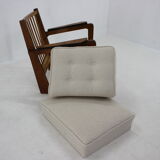 1930's unique cubist armchair, Czechoslovakia