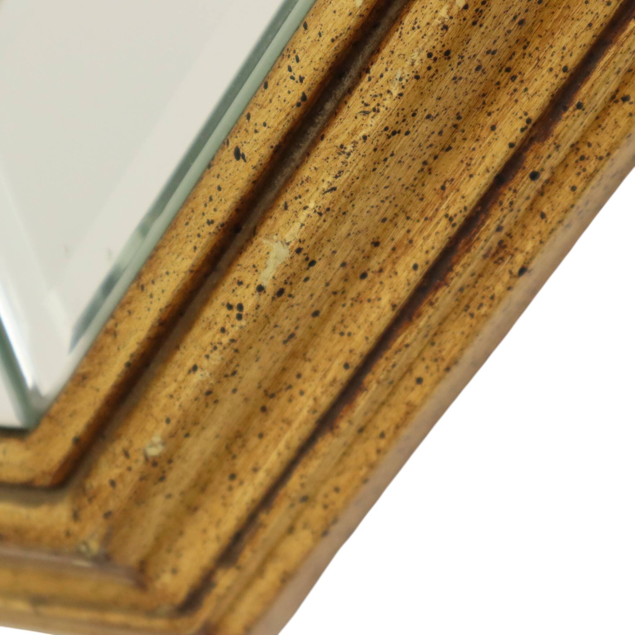 Grand miroir octogonal Deknudt, style Hollywood Regency